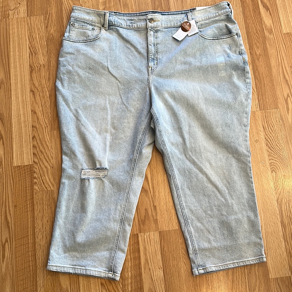 NWT Lane Bryant straight high rise jeans